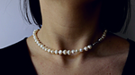 Carica l&#39;immagine nel visualizzatore di Gallery, Collana perle Double Choker
