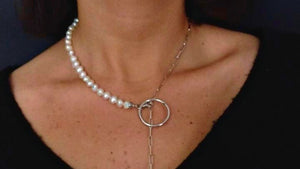 Collana perle Chain