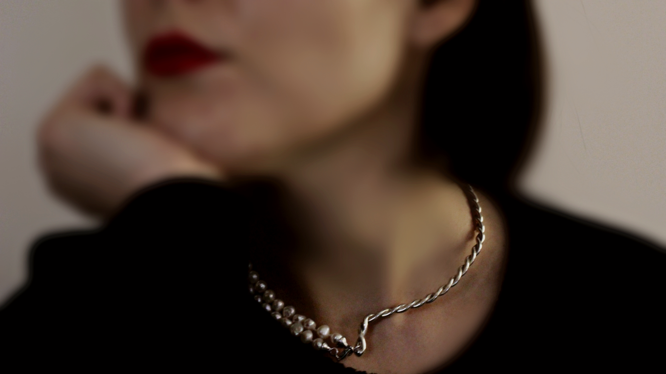 Collana perle Double Choker